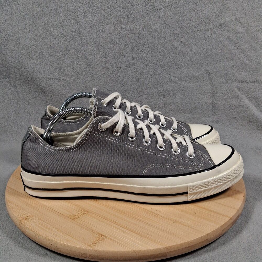 Converse CTAS Chuck 70 Mens Size 9.5 Low Top Canvas Sneaker 164951C Mason Grey